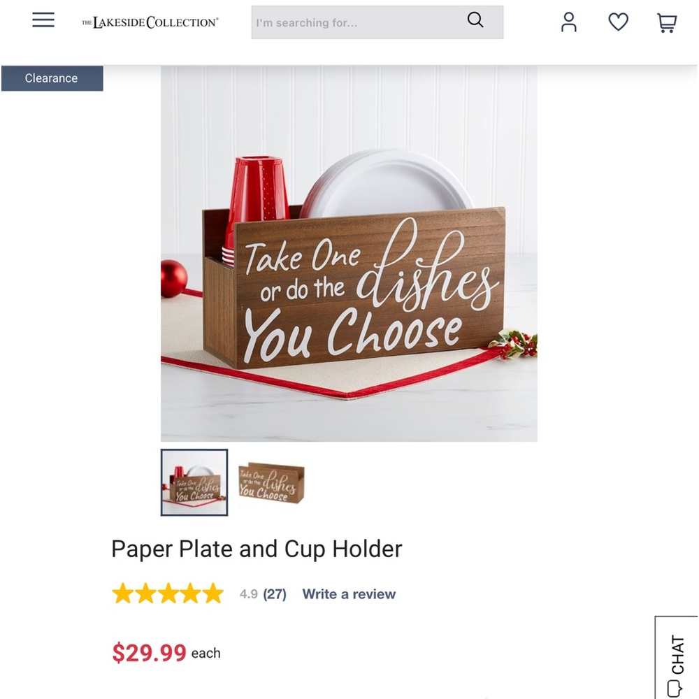 New Wooden Paper Plate and Cup Holder 🍛🥤